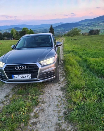 Audi Q5 cena 120000 przebieg: 76428, rok produkcji 2019 z Limanowa małe 211